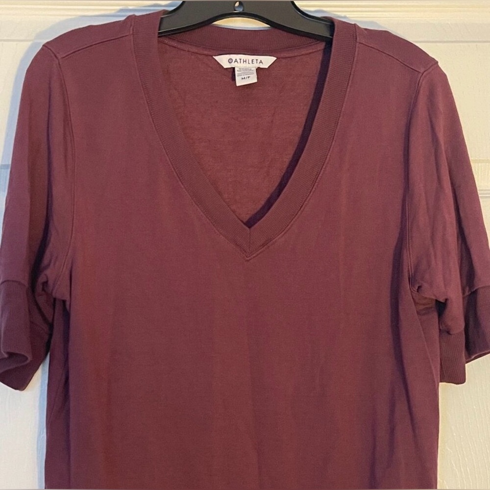 Athleta Step Forward Sweatshirt Tee Medium Petite MP - Picture 2 of 7